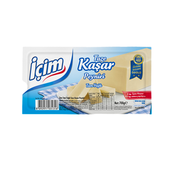 ÜLKER TAZE KAŞAR PEYNİR 600 GR 