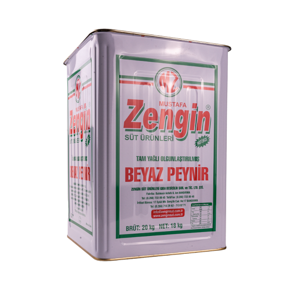 ZENGİN BEYAZ PEYNİR (EXTRA) İNEK 18 KG
