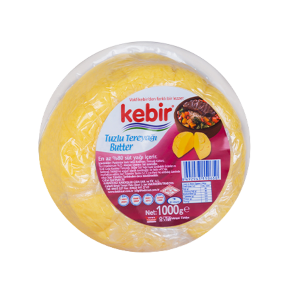 KEBİR TEREYAĞ TOPAK 1000 GR 