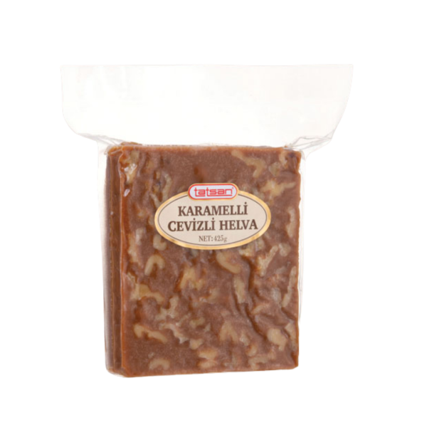 TATSAN HELVA CEVİZLİ KARAMELLİ 425 GR 