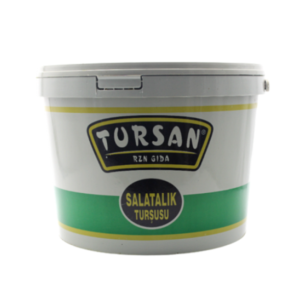 TURSAN TURŞU SALATALIK SLAYT KESİM KOVA 9 KG