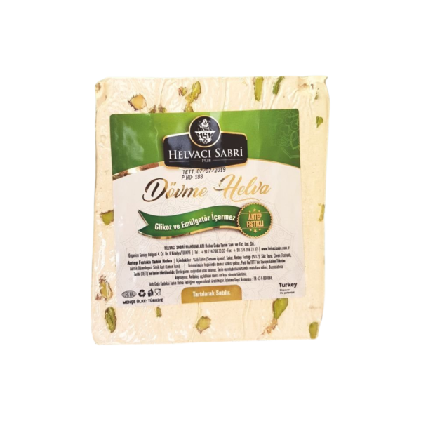 HELVACI SABRİ DÖVME ANTEP FISTIKLI HELVA KG