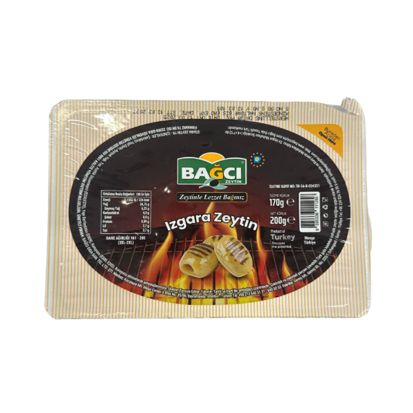 BAĞCI YEŞİL ZEYTİN IZGARA PAKET 200 GR 