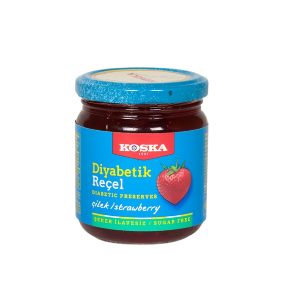 KOSKA DİYABETİK ÇİLEK REÇELİ 240 GR 