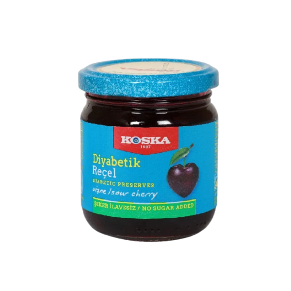 KOSKA DİYABETİK VİŞNE REÇELİ 240 GR 