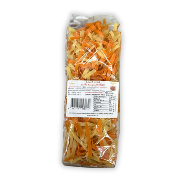 LEZİZ ŞERİT SALÇALI ERİŞTE 350 GR 