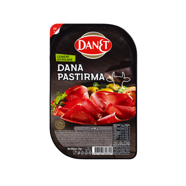 DANET PASTIRMA ÇEMENSİZ DİLİMLİ 70 GR 