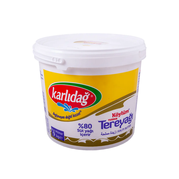KARLIDAĞ TEREYAĞI KÖYLÜM TUZSUZ 8 KG