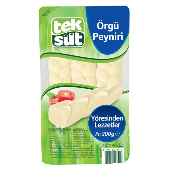 TEKSÜT ÖRGÜ PEYNİRİ 200 GR 