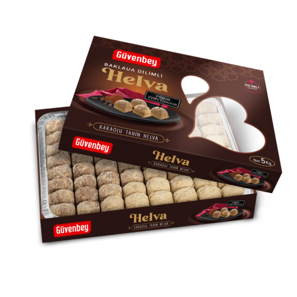GÜVENBEY HELVA KAKAOLU BAKLAVA DİLİM 5 KG
