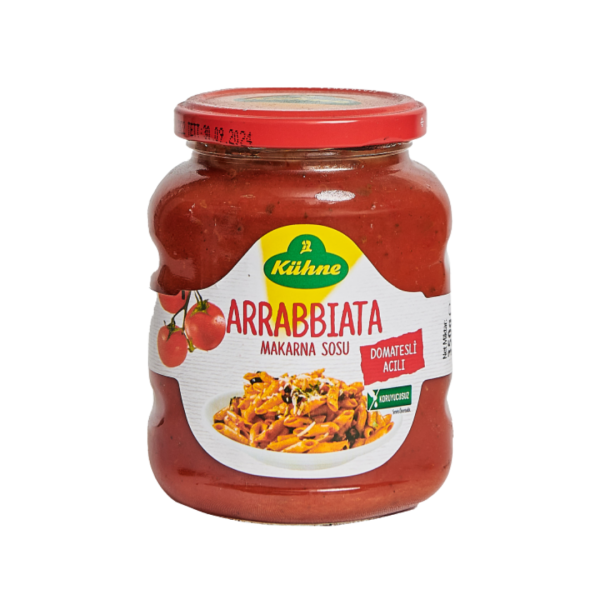 KÜHNE MAKARNA SOS ARRABBIATA CAM 370 ML 