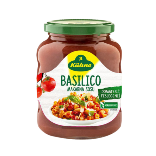 KÜHNE MAKARNA SOS BASILICO CAM 370 ML 