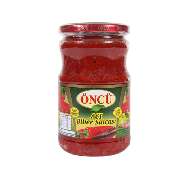 ÖNCÜ SALÇA BİBER ACI  700 GR 