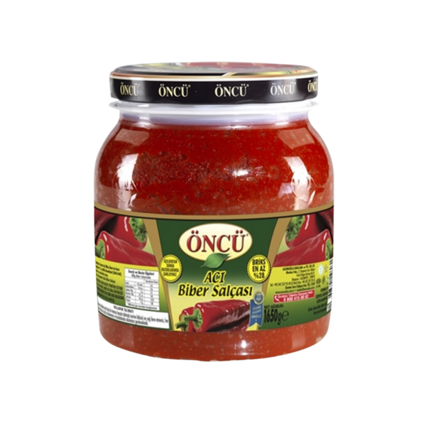 ÖNCÜ SALÇA BİBER ACI 1650 GR 